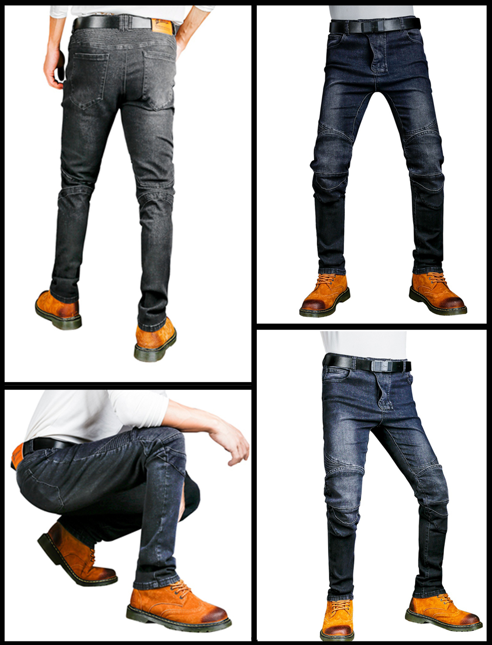 Motorcycle Jeans Men Blue Dirt - Motorcycle Gear Blue review and price