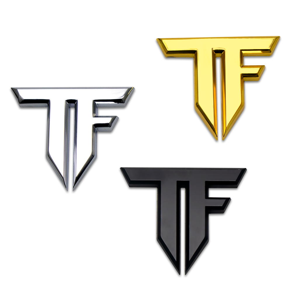 1pc 3D Metal TF Emblem Badge C - Motorcycle Gear Icon review and price