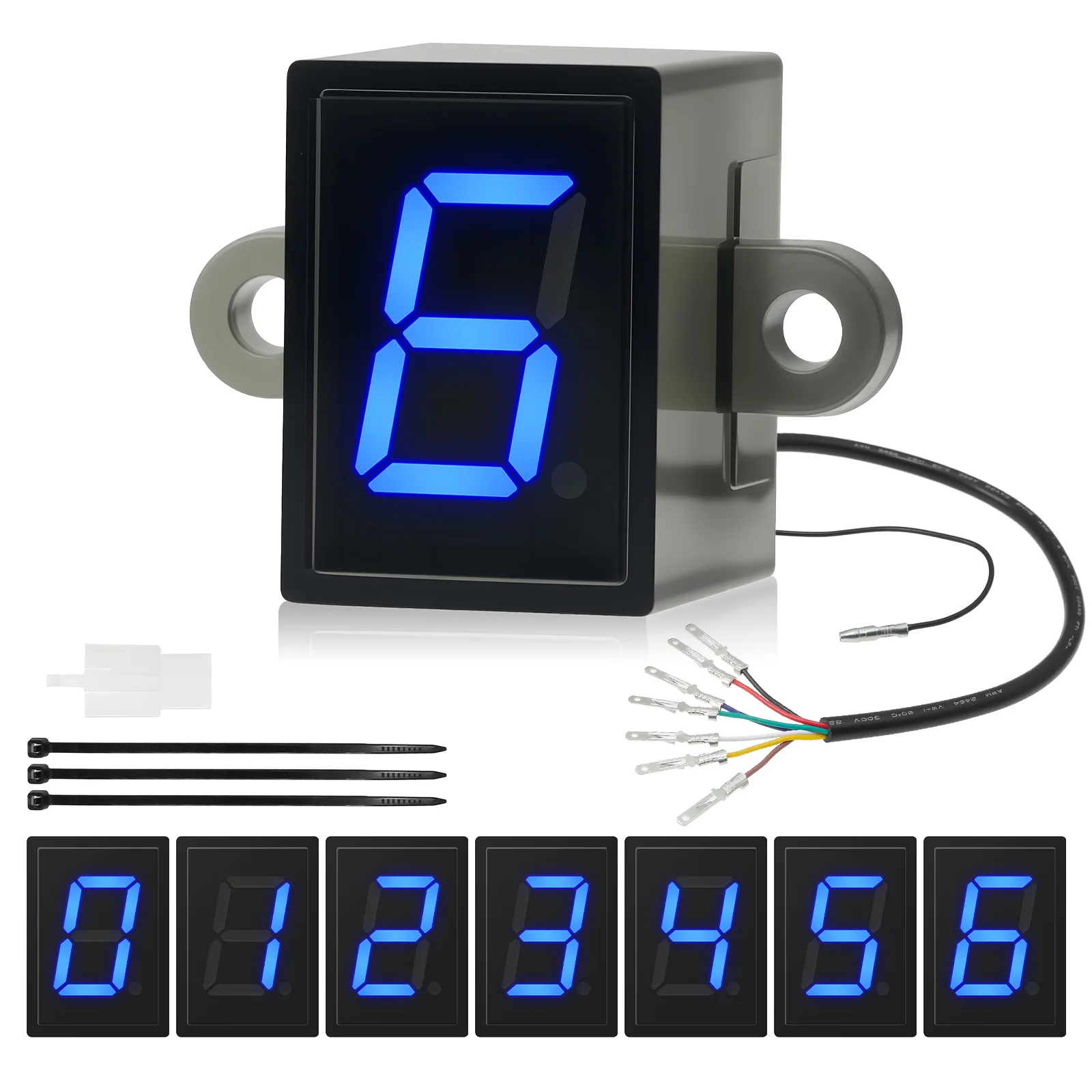 Super 6 Speed Display Universa - Motorcycle Gear Blue review and price