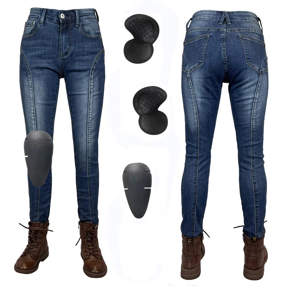 Women Motorcycle Pants Blue Di - Motorcycle Gear Blue review and price