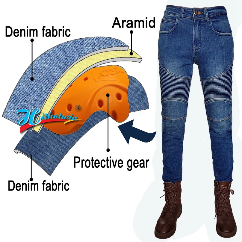 Women's Motorcycle Jeans Kevla - Motorcycle Gear Blue review and price