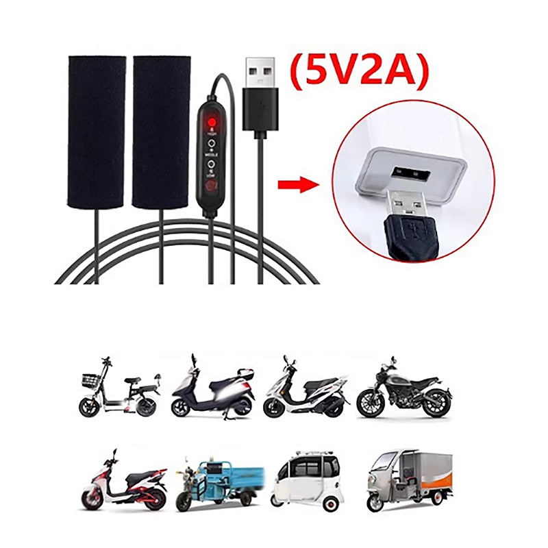 NEW 2PCS 5V 2A USB Electric Mo - Motorcycle Gear Icon review and price