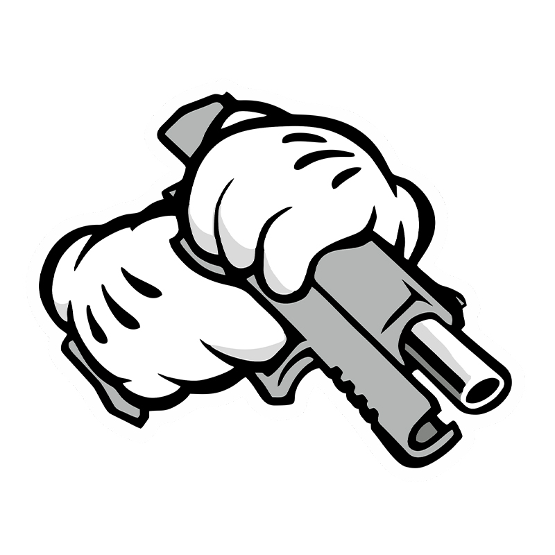 Buy Handlebar Gun And Stick-It - Motorcycle Gear Icon review and price