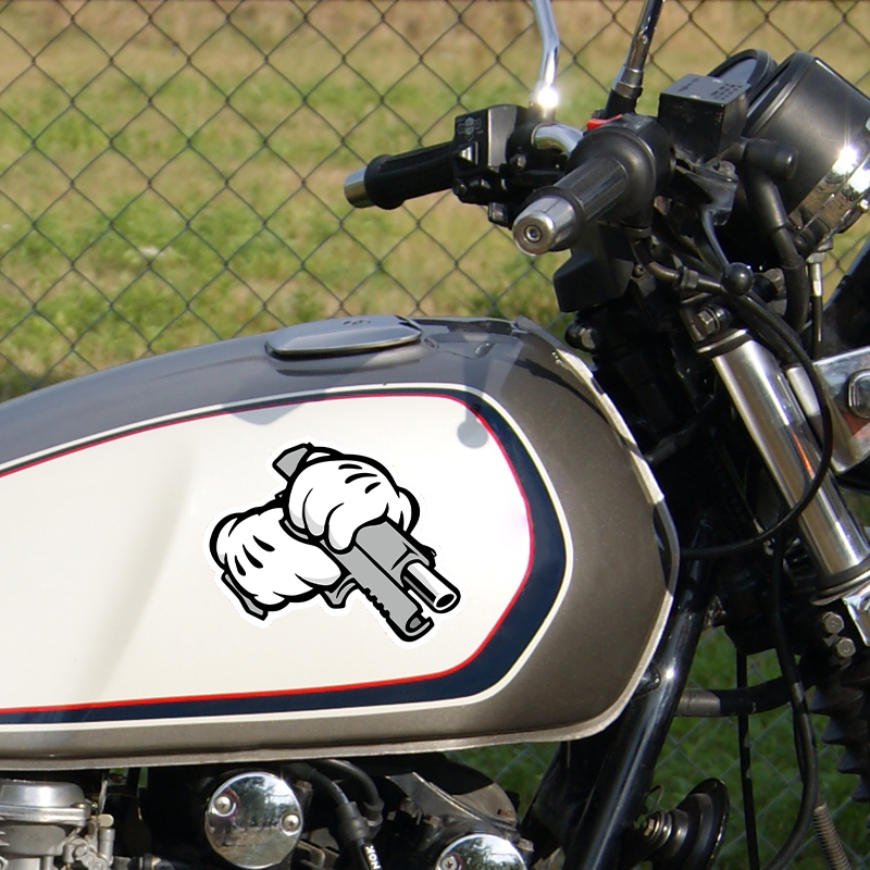 Buy Handlebar Gun And Stick-It - Motorcycle Gear Icon review and price
