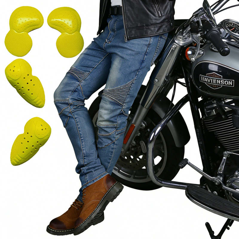 Men's Motorcycle Jeans Blue Di - Motorcycle Gear Blue review and price